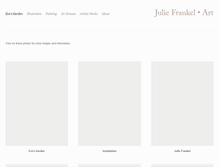 Tablet Screenshot of julierfrankel.com